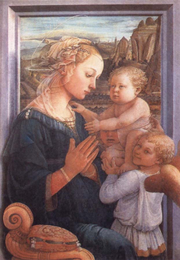 Filippino Lippi Madonna with the Child and Two Angels